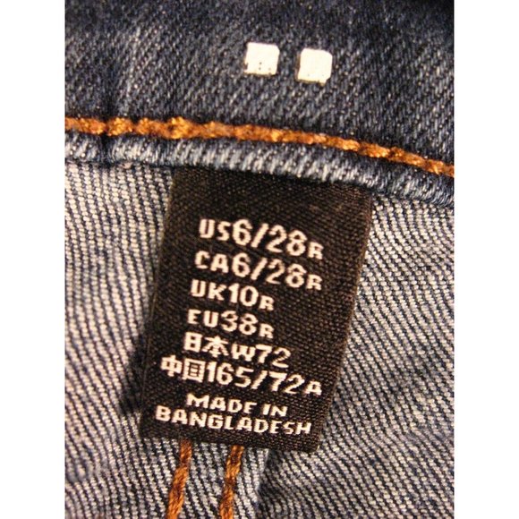 Vintage GAP Womans CUTOFF JEAN SHORTS W 30 MEASURED Daisy Dukes Blue Denim Stret - Picture 5 of 8